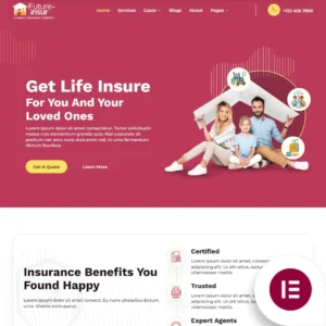 Future Insur: The Ultimate Elementor Template Kit for Insurance Companies