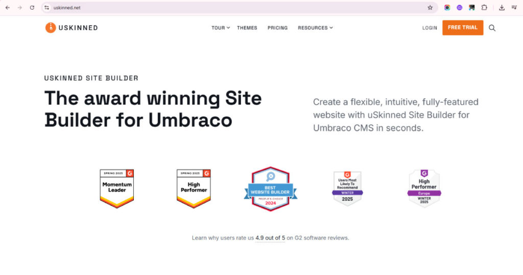 Top 5 Marketplaces to Find Umbraco Web Templates in 2025 4 uSkinned marketplace