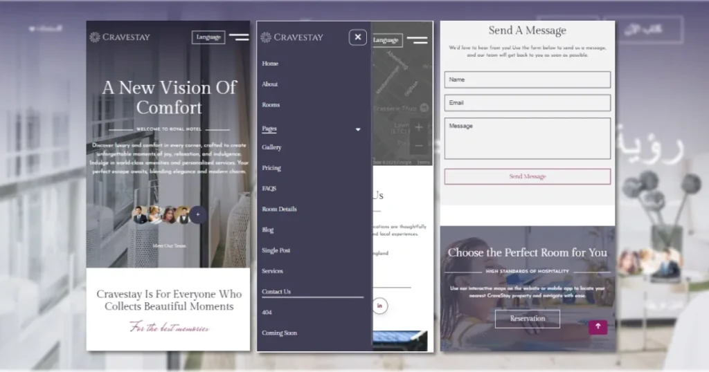 Hotel Website Design Templates for Luxury Stays—Meet Cravestay 2 Cravestay 3 min - Hotel Website Design Templates