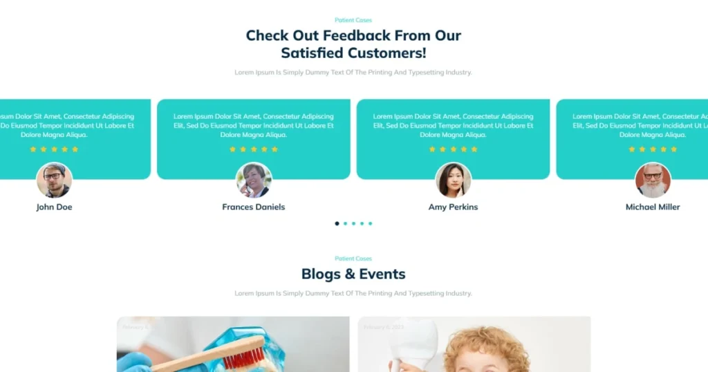 Why Your Dental Clinic Needs a Dental Website Template That Actually Works — Meet Dentex 3 modern dental website template example from Dentex by Evonicmedia