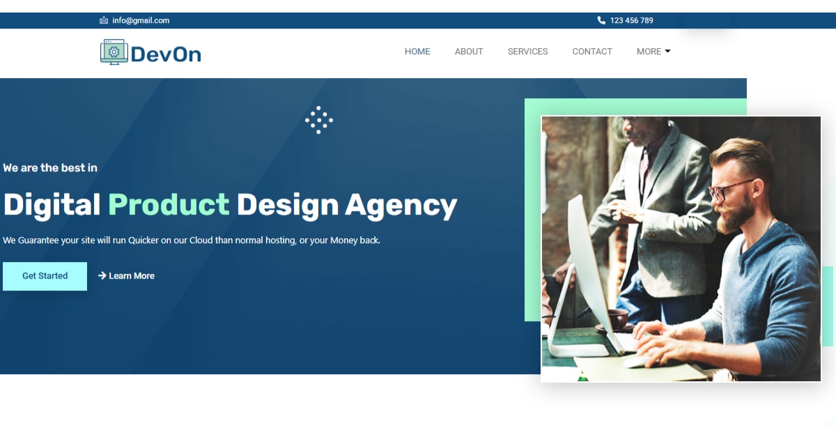 DevOn – A Digital Agency Website Design That Actually Delivers Results 1 Digital Agency Website Design