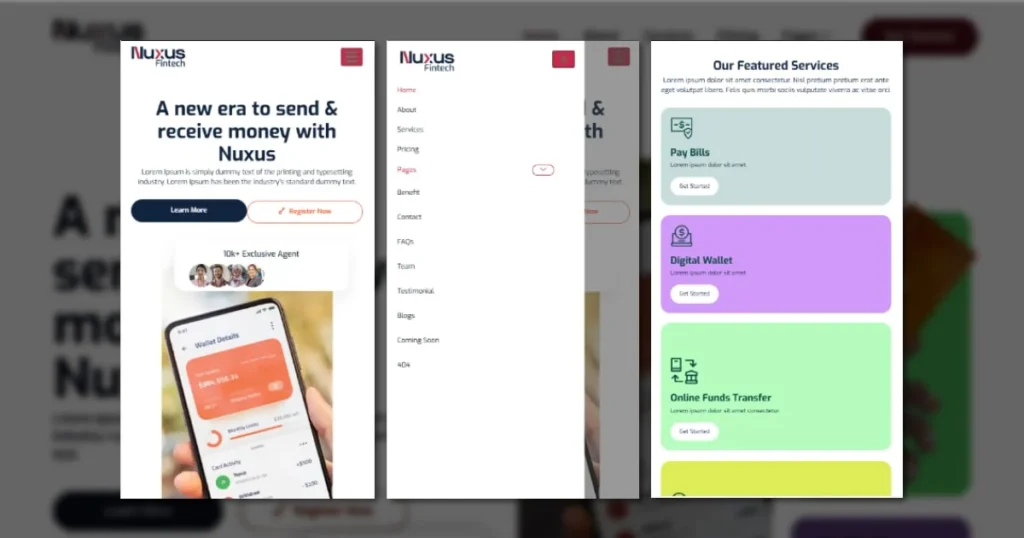 Why Your Fintech Brand Needs a Payment Gateway Website Template That Converts — Meet Nuxus 3 Payment Gateway Website Template