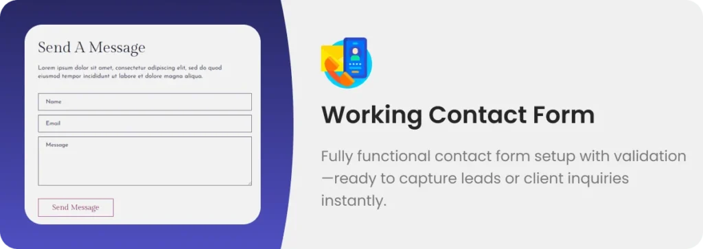 Entrust Advice – A Business Website Consultation Template That Builds Trust and Converts 4 Working Contact form min - Business website consultation